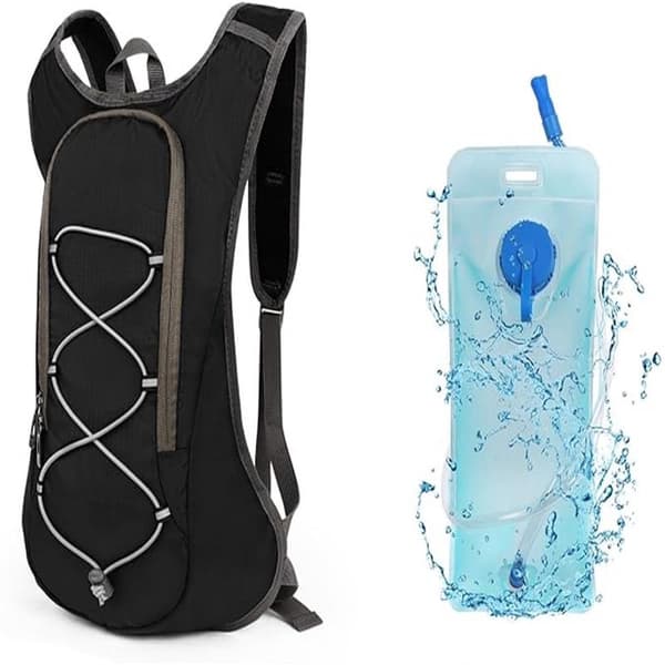 Backpack - Travel Backpack - Outdoor Sports Backpack - Hydration Backpack - Hiking Backpack - with 2L Water Bladder - Sports Backpack - Breathable