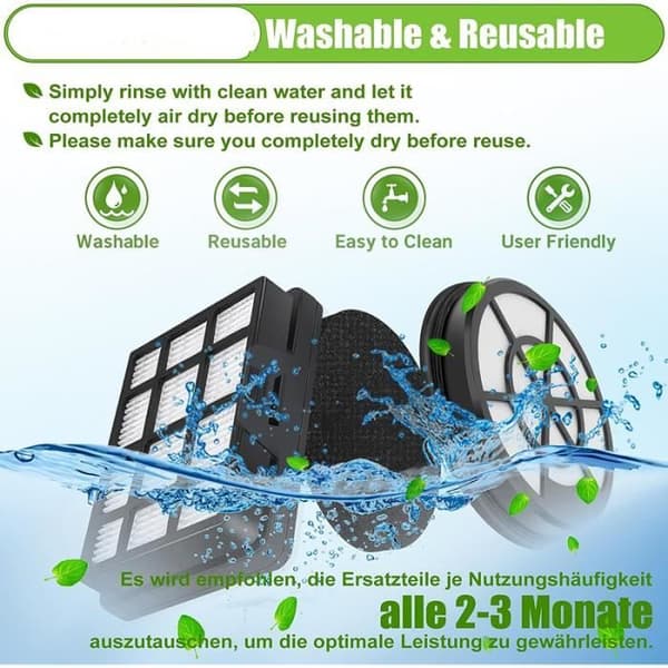 Filter til Bosch BBZ152EF Serie 2 filtre BGC05 BGS05 BGC05A220A BGC05A320 BGC05A322 BGC05AAA1 BGC05AAA2