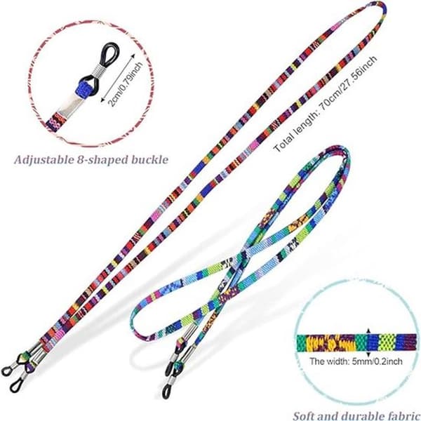 Universal Adjustable Unisex Eyeglass Strap & Neckband