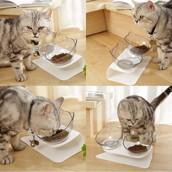 Katteskåle, 15° vippende katteskåle, dobbelte katteskåle