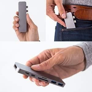 7 i 2 USB C hub - HDMI - USB-C PD - Thunderbolt 3