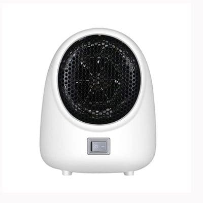 Bærbar elvarmer, bordventilator, mini hjemmevarmer, vintervarmerventilator