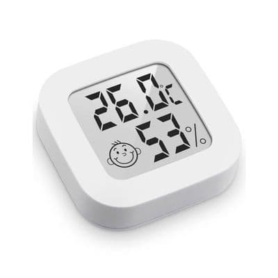 Mini digital inomhustermometer med högprecisionshygrometer