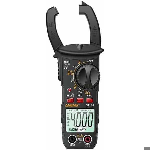 ST180 4000 meter klämma digital multimeter klämma amperemeter voltmeter amperemeter spänning AC DC AC strömmätare NCV Te