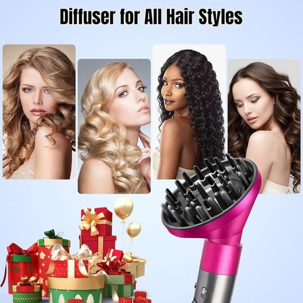 Hair Dryer Diffuser & Styler Accessory Set - For Dyson Airwrap