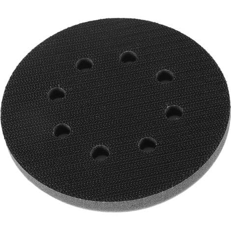 125 mm diameter blød svampe-interfacepude til slibepuder (8 huller)