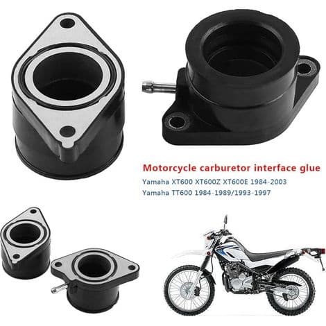Motorcykel Karburator Indsugningsgrænseflade Karburatoradapter til XT600 XT600Z XT600E 1984-2003