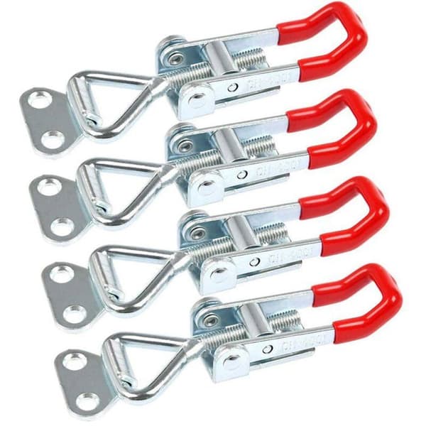 Vipplåstång, 4-pack - Rostfri - 100 kg kapacitet - Justerbar