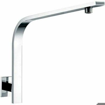 Firkantet brusearm - Massiv messing - Kromfinish - Flere farver