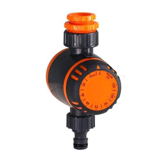 Mekanisk vandingscontroller - Daglig timer - Drypvanding - Orange