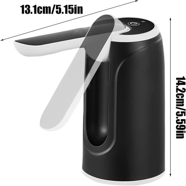 Drinking Water Pump - Automatic Desktop Water Bottle Dispenser Space-Saving Water Bottle Dispenser with Silicone Hose USB Charging Water Bottle Pump