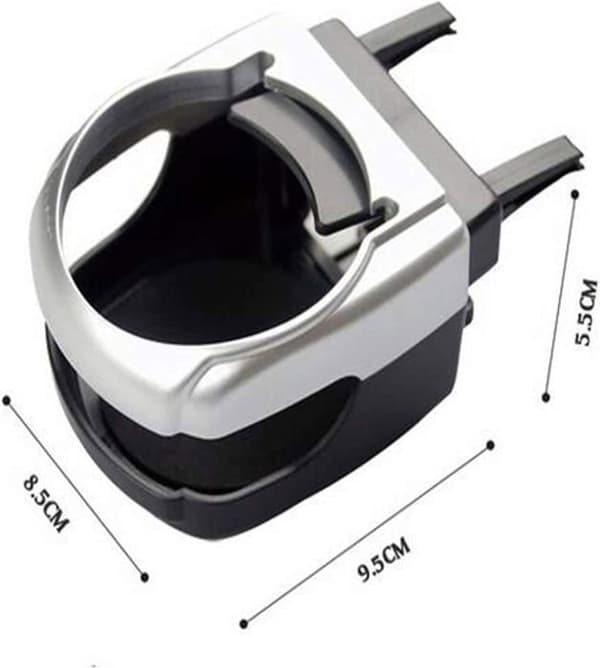 Auton mukitelineet, 2 kpl, auton mukiteline, pulloteline, kello
