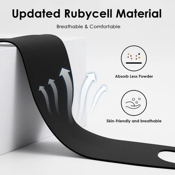 Sleep Mask with Ear Hook - 100% Light Blocking and Pressure-Free - Breathable - Travel Essential - Black