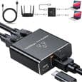 RJ45 Ethernet-switch, 1 til 2 LAN-splitter, 1000 Mbps, 2-ports LAN-switch til computere, routere, set-top-bokse, TV'er