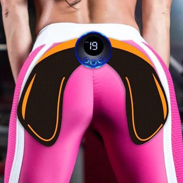 Buttocks trainer, adjustable glute trainer, hip and thigh trainer, adjustable resistance, stability control, 25.5 cm, for adults, men, women