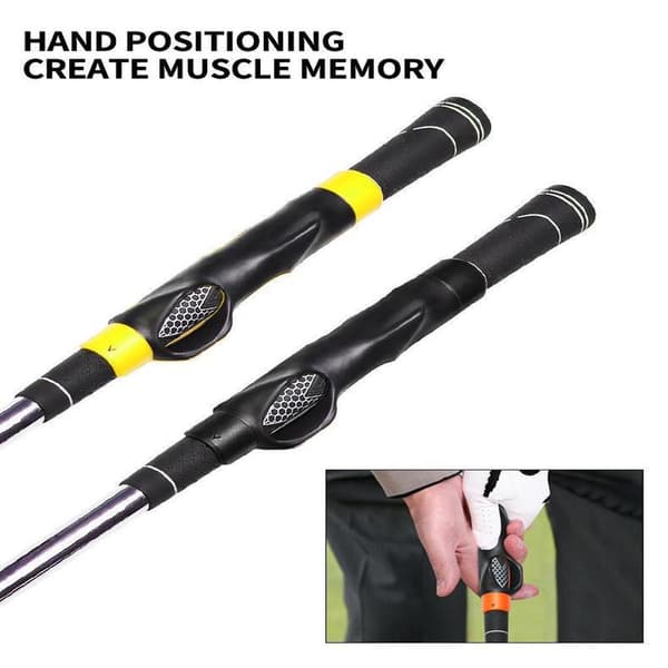 Golf Trainer - Improved Grip Strength, Precision, and Swing Technique for Superior Golf Performance, 1-Pack, Yellow