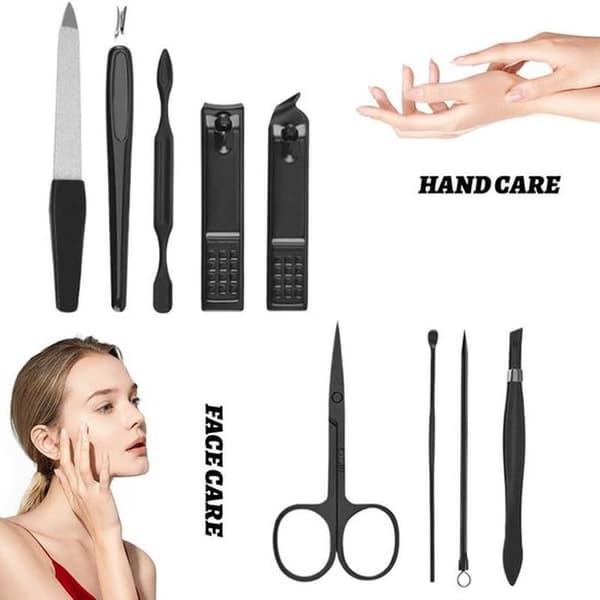 Multifunctional Nail Care Set - 9 Pieces - High-Quality Tools - Portable