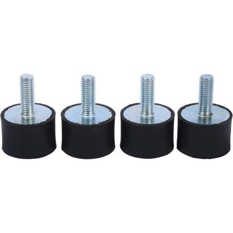 4x Gummi Støddæmperbeslag Anti-Vibrations Silentblock Spoler M8