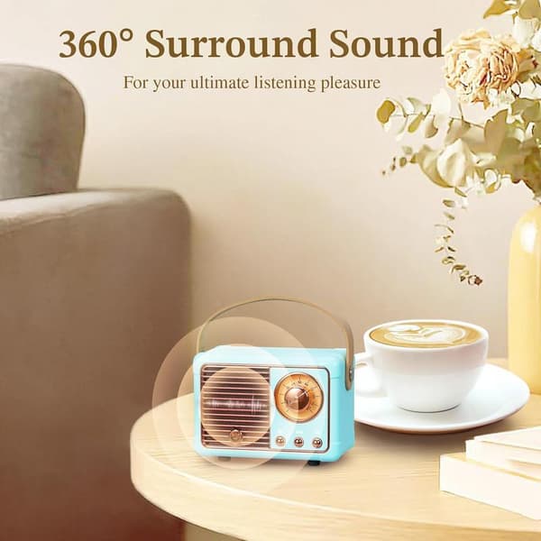 Retroradio, för kontorsbruk, retroradio med Bluetooth, AM/FM/SW reseradio med Bluetooth 5.3, köksradio, stöder USB/TF/AUX-funktion