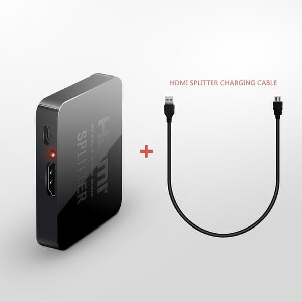 2-ports HDMI-splitter 1x2 - 3D og 4K