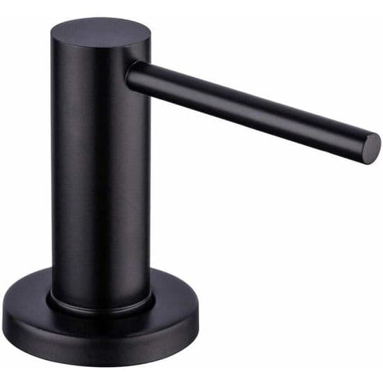 500 ml sæbedispenser - Sort - Elegant design - Rustbestandig