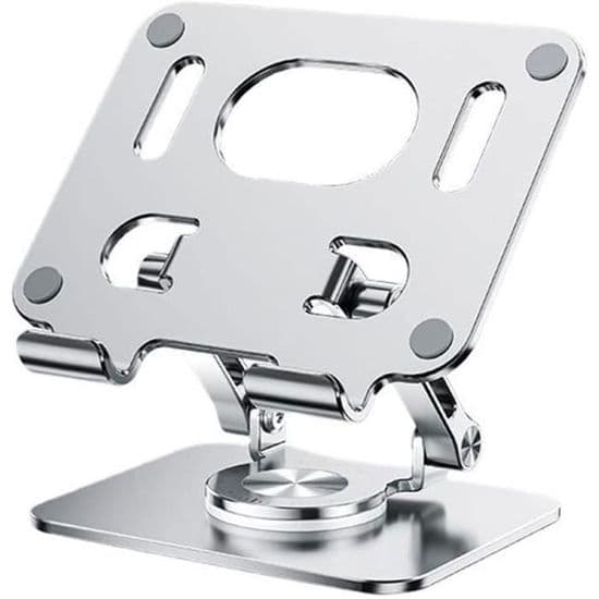Multi-vinkel tabletstativ, 360° roterende foldbart aluminium tabletstativ, kompatibelt med 4,7\" tablets