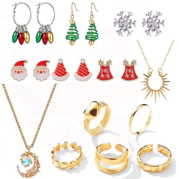 Julkalender - 24 överraskningar - Vit legering