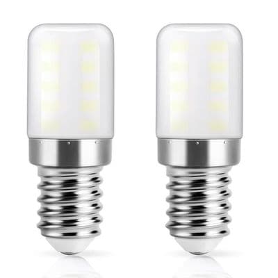 E14 LED-lampa - Kallvit 6000K - 2W - Ersätter 30W halogen