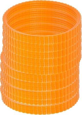 10-pack drivremmar i polyuretan för elektrisk hyvel, 9,6 mm breda, för 1900B (orange)