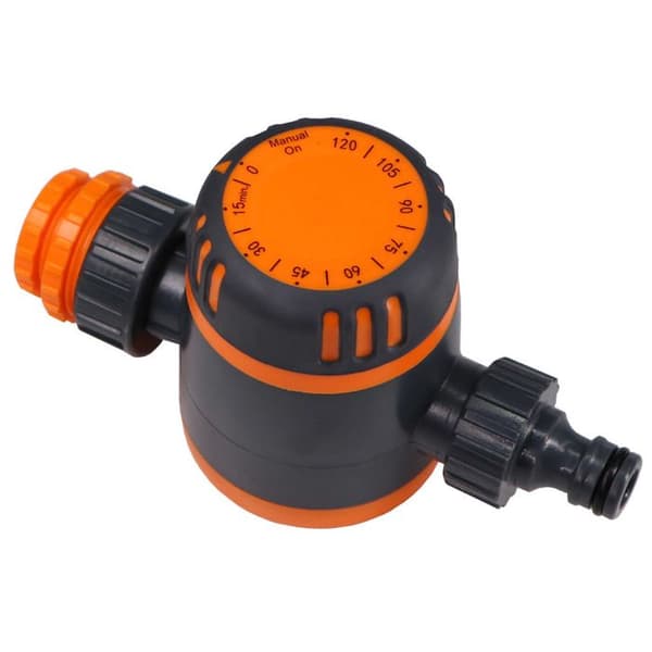 Mekanisk vandingscontroller - Daglig timer - Drypvanding - Orange