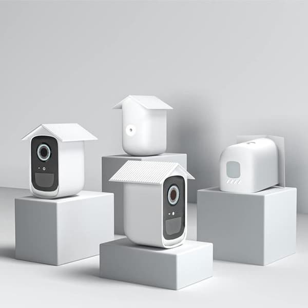 White Protective Silicone Case for EufyCam 2C and 2C Pro Wireless Security Cameras