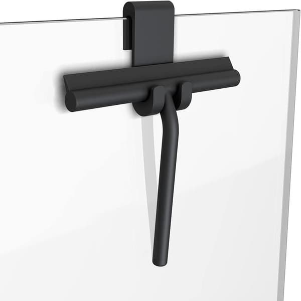 Shower Squeegee with Hook - Silicone Window Squeegee - Shower Squeegee for Glass Doors - Bathroom Shower Glass Squeegee - Window Squeegee
