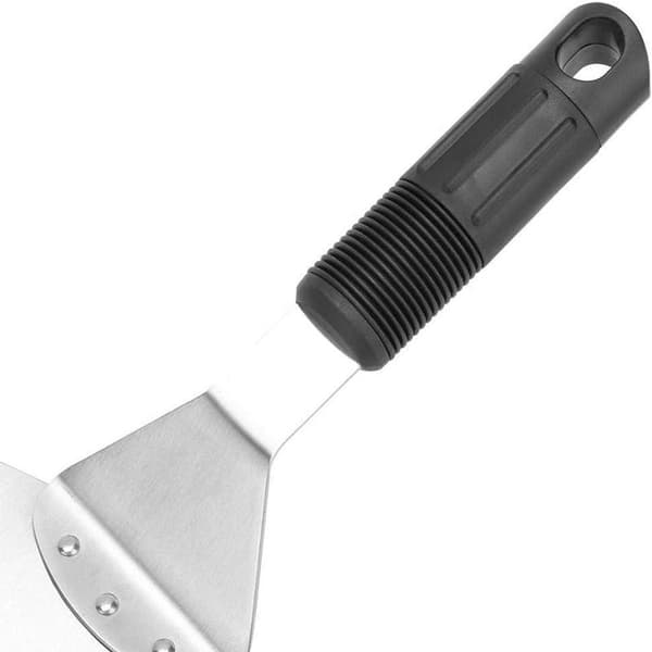 Pizzaspade med sikkerhetshåndtak - egnet for pizza, bakverk, etc. - 1 stk - rustfritt stål