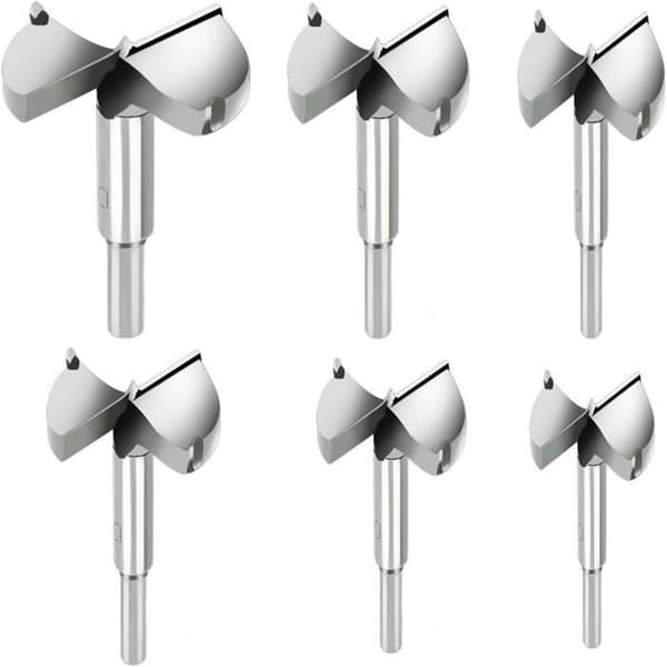 6-delt karbid trebor sett, diameter 30/35/40/45/50/60mm
