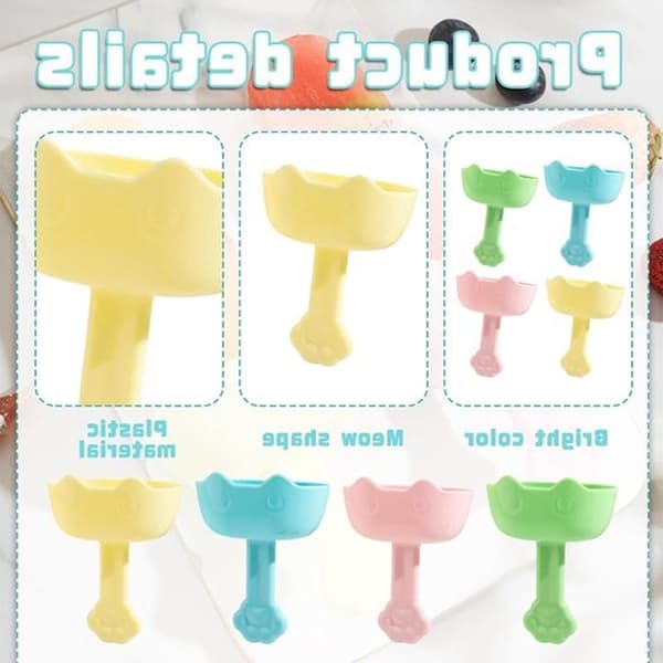 - Drip-free popsicle holder - 4 pieces - Reusable
