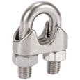 Kabelbindere i rustfrit stål - OKZ - 15 stk. - 304 rustfrit stål - U-bolt - Anti-slip - 3 mm til 5 mm