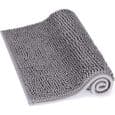 Absorberende skridsikker bademåtte 60 cm x 40 cm Chenille mikrofiber brusemåtte til badeværelset