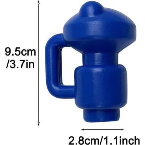 Diameterdelar för studsmattestaket, säkerhetsnätstöd för studsmatta, studsmattetillbehör, passar stolpar 2,5 till 2,8 cm i diameter