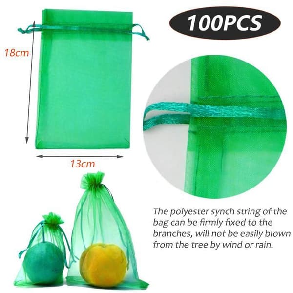 Fruktträdsskyddsnätpåsar - 100-pack