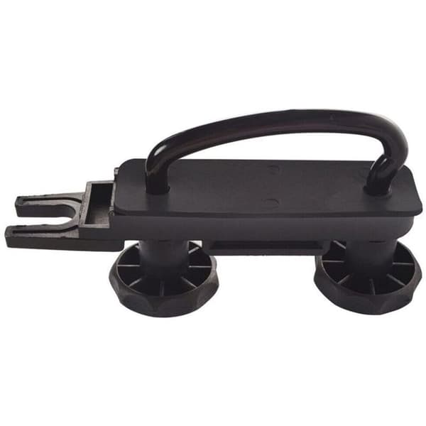 Universelle U-formede slangeklemmer - Rustfrit stål - 8 låsemøtrikker - Sort