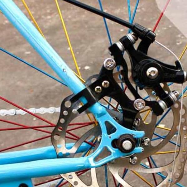 Disc Brake Conversion Kit for Black Bikes, 2-Piece Upgrade Kit