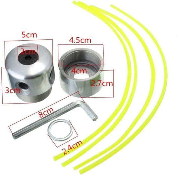 Universal plæneklipper - Aluminium - Nylonsnelle - Diameter 4,5-5 cm