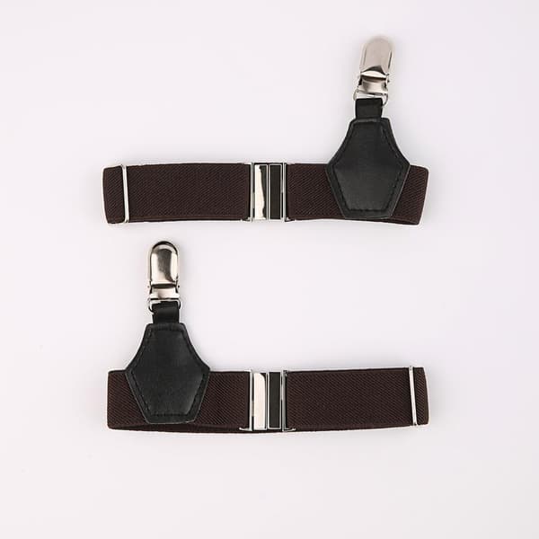 Men's Socks, Adjustable, 2-Pack, Robust Clip Straps