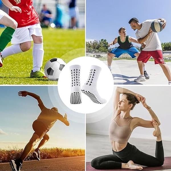 Grepp Fotballstrømper - Herre - Hvit