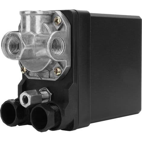 Vertikal trykafbryder-kontrolventil, 380V, 3-faset, 4 huller, G1/4\" til luftkompressor
