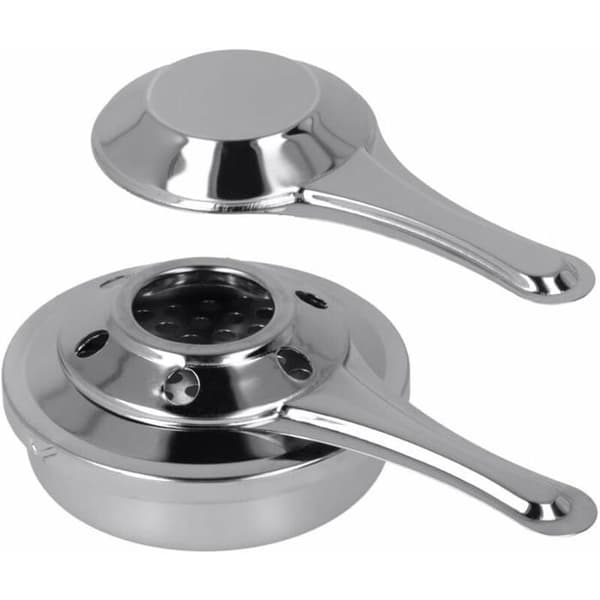 Foduebrænder/fonduevarmer - Diameter 9 cm - Grå - Serverer 6