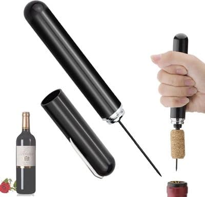 Bærbar proptrækker - Sort - Moderne design - 45 gram