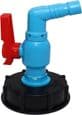 IBC S60x6 Adapter Plastikhane - Fleksibelt Slangesæt - 360° Rotation - PVC