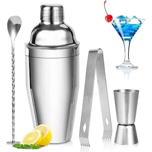 750 ml Cocktail Shaker Sæt - Rustfrit Stål - Til Mænd og Kvinder [226]