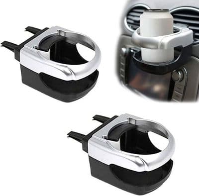 Auton mukitelineet, 2 kpl, auton mukiteline, pulloteline, kello